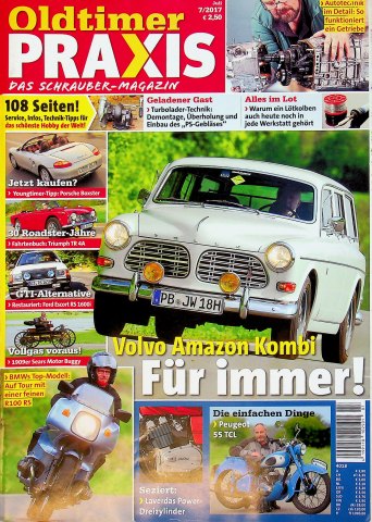 Deckblatt Oldtimer Praxis (07/2017)